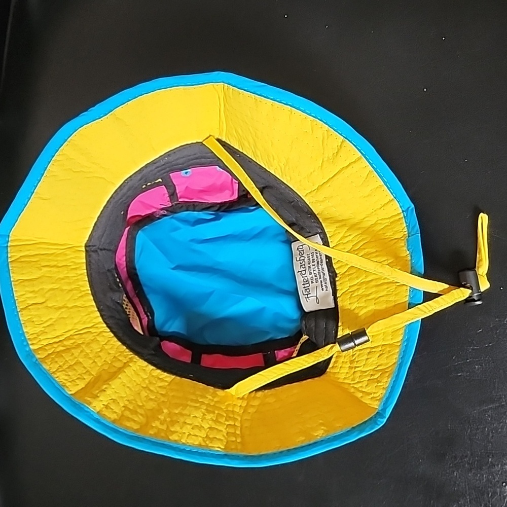 Hatterdashery Colorblock Mesh Bucket Hat VTG - Picture 5 of 12